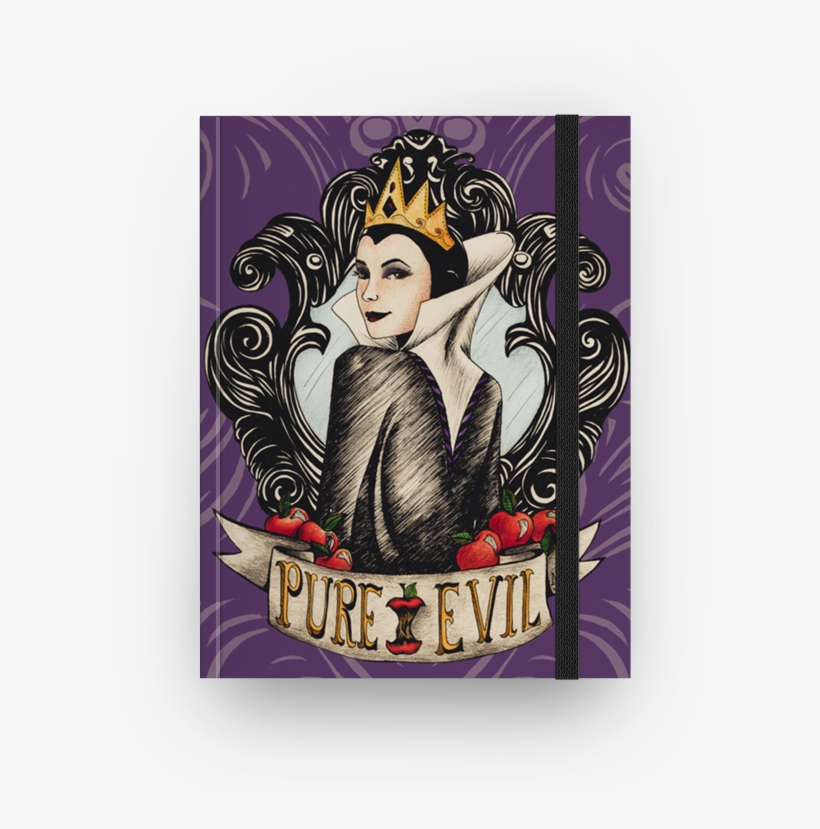 Caderno Evil Queen De Juliana Monteirona - Poster, transparent png