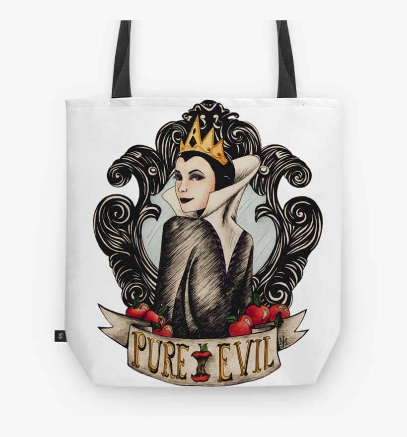 Bolsa Evil Queen De Juliana Monteirona - Tote Bag, transparent png