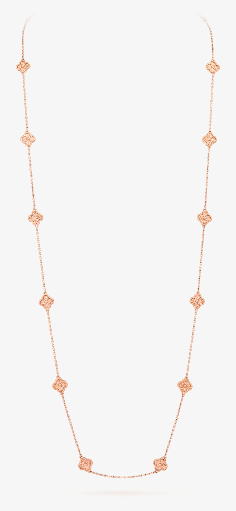 Sweet Alhambra Long Necklace, 16 Motifs, - Necklace, transparent png