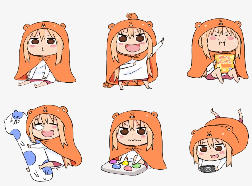 不大清楚 - Cute Chibi Umaru Chan, transparent png