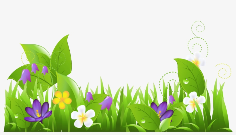 Grass Clipart Grass Clipart No Background Gallery - Grass And Flowers Clipart, transparent png