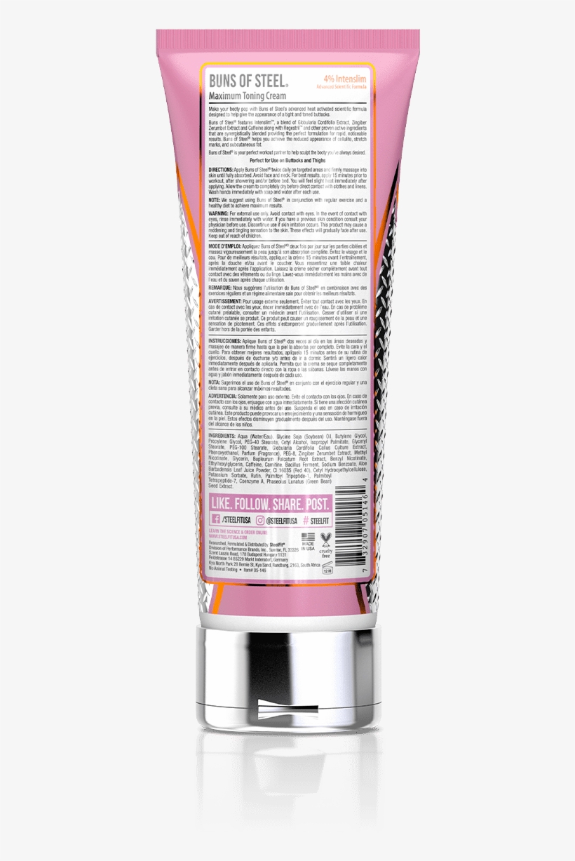 Buns Of Steel® - Lip Gloss, transparent png