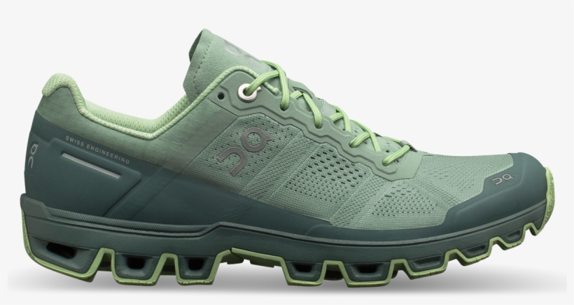 On Running Women's Cloudventure In Moss/olive At Massey's, transparent png