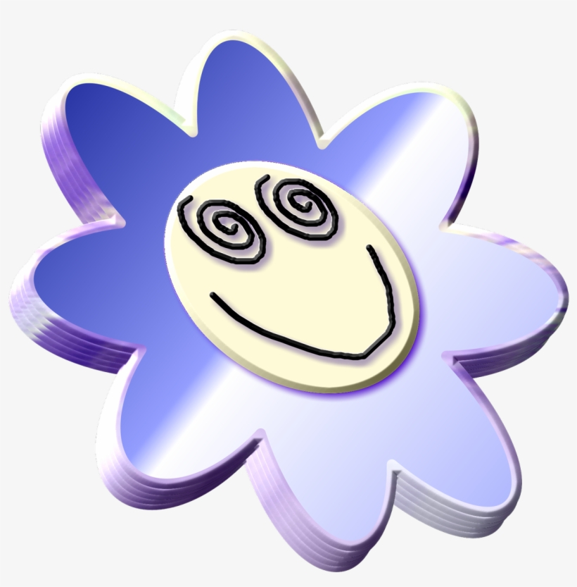New Emojis On Twitter Funny Flower - Cartoon, transparent png