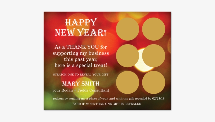 New Year Scratcher Gift Card - Wine Loft, transparent png