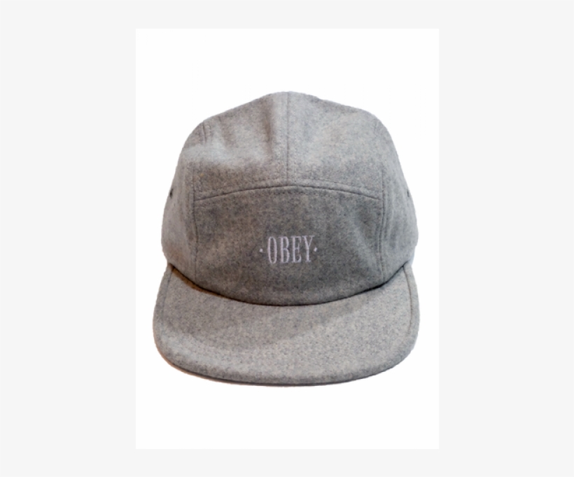 Obey 5 Panel Subtle Heather Grey - Baseball Cap, transparent png