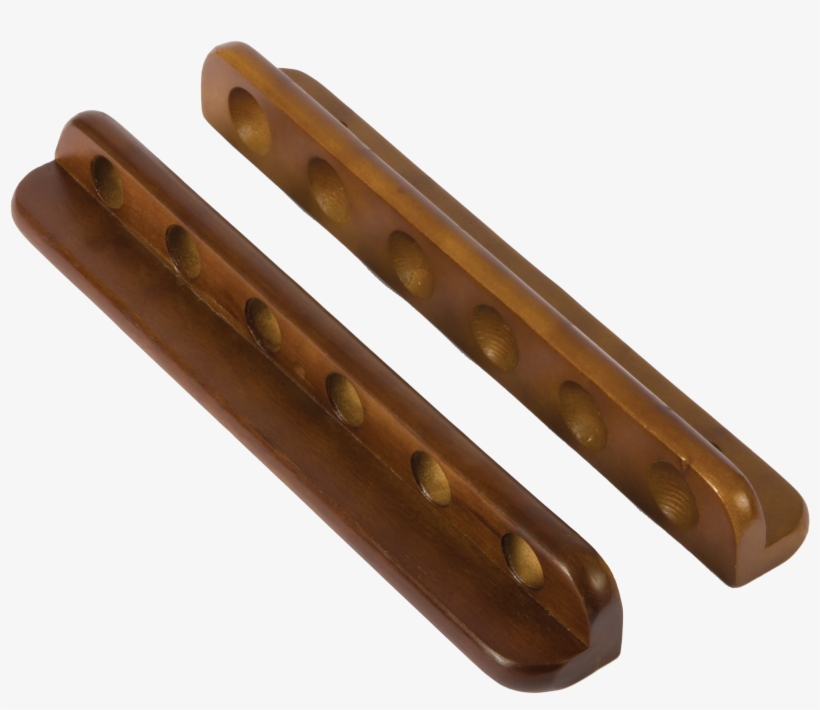 Solid Wood Billiard Cue Wall Rack - Base Para Tacos De Billar, transparent png