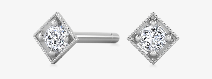 You Might Also Like Tiny Square Diamond Necklace - Earrings, transparent png