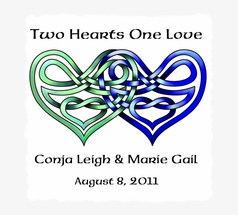 Two Hearts Banner - Heart, transparent png