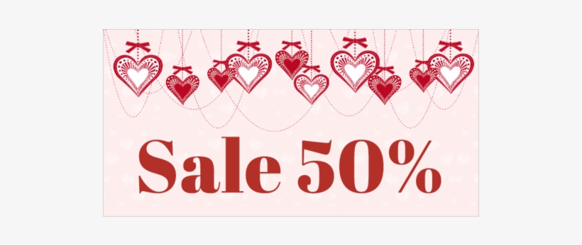 Red Heart Hanging Lights - Heart, transparent png