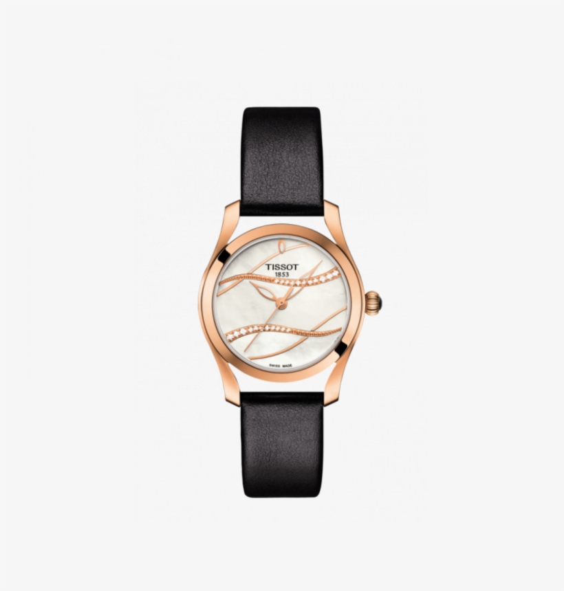 Tissot T-lady Black - Reloj Tissot De Mujer, transparent png