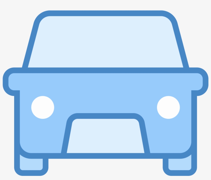 The Icon Shows A Sedan Type Passenger Car That Is Seen - Car, transparent png