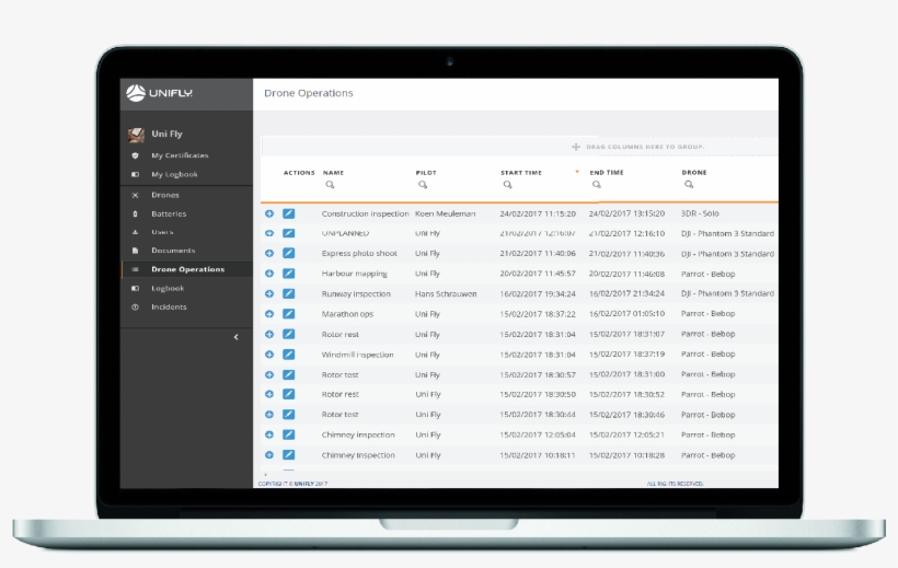 Automated Pilot & Drone Logbook - Management, transparent png