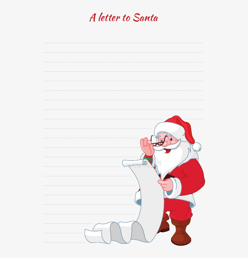 Santa's List - Santa Claus, transparent png
