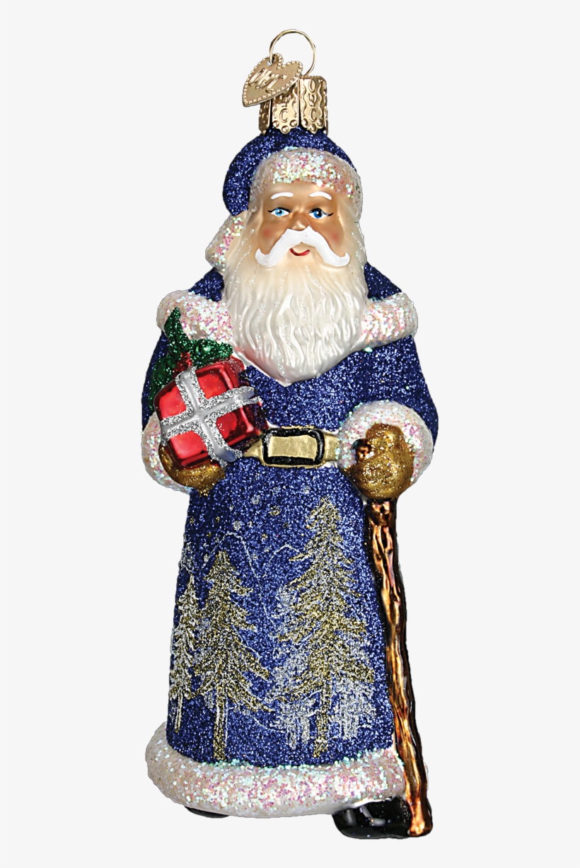 Picture Of Glistening Midnight Santa - Santa Claus, transparent png