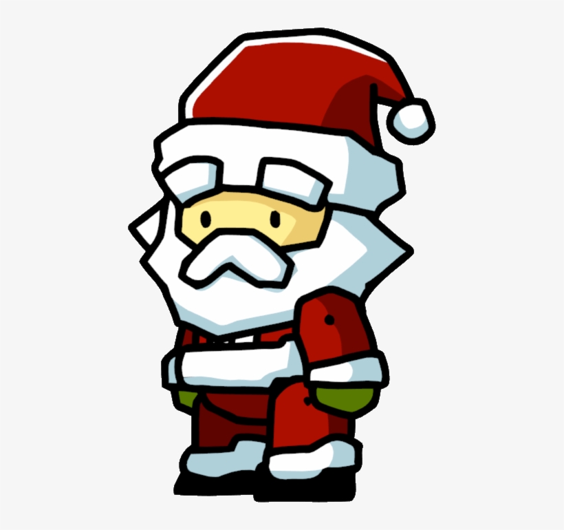 Santa - Scribblenauts Christmas, transparent png