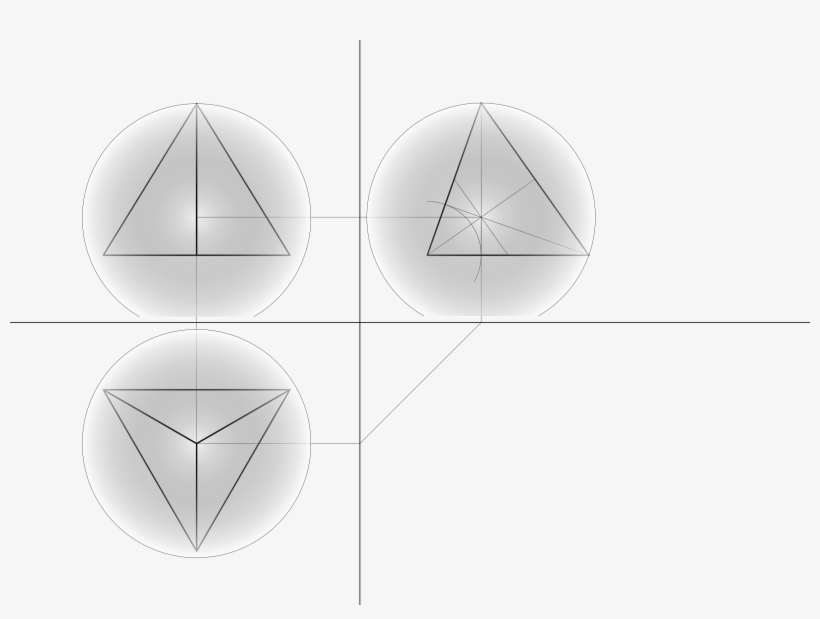 This Free Icons Png Design Of Tetrahedron Sphere Outside, transparent png