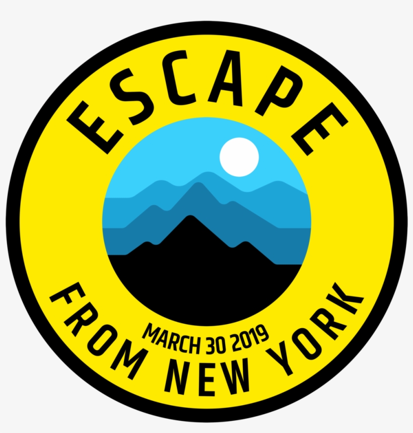 Escape From New York Yellow - Circle, transparent png