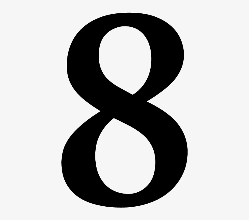 Number 8 Png - Circle, transparent png