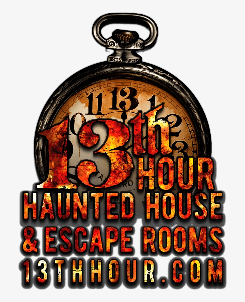 Graphic Library Download Th Hour Escape Room In Wharton - 13th Hour Haunted House, transparent png