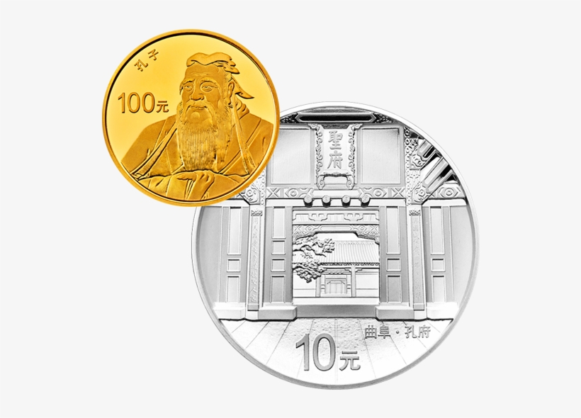 The Singapore Mint - 中國 2017 世界 遺產 曲阜 孔 林 銀幣 150 克, transparent png
