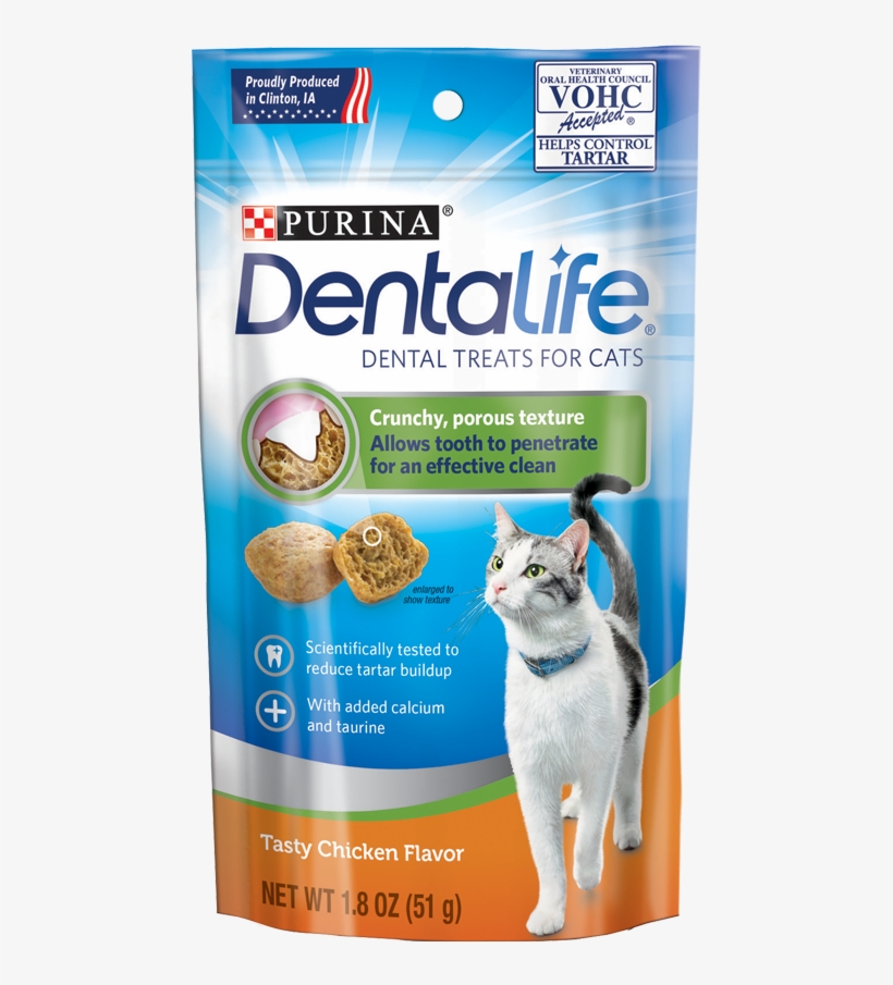 Dentalife Chicken Cat Dental Treats - Purina Dentalife Cat, transparent png
