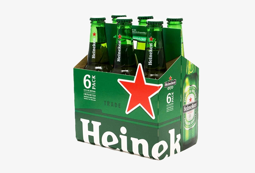 Current Product - Heineken Beer 6 Pack, transparent png
