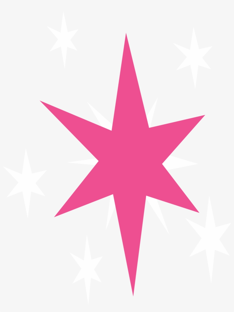 Flor Glitter Pink Png By - Mlp Twilight Cutie Mark, transparent png