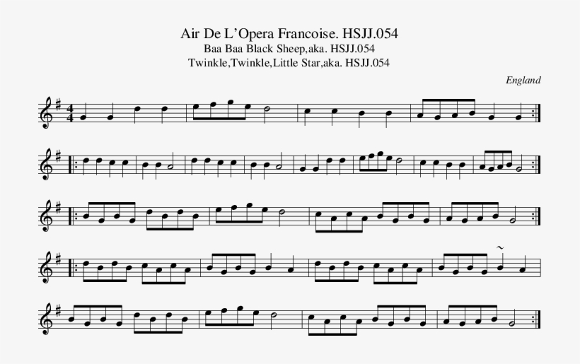 Listen To Twinkle,twinkle,little Star,aka - Hey Soul Sister Partitura, transparent png