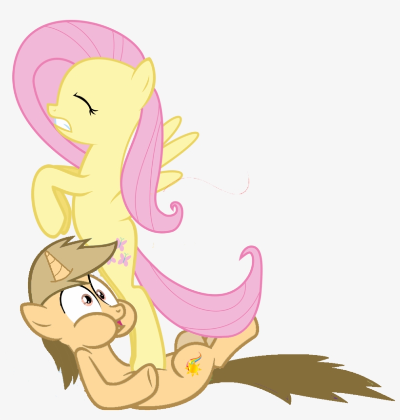 Midnightsparkle, Duo, Fluttershy, Oc, Oc - Cartoon, transparent png
