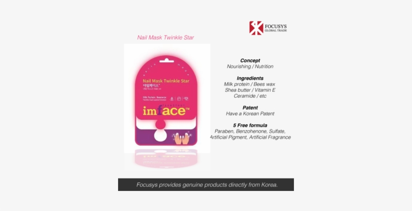 [made In Korea] Luxury Nail Mask Twinkle Star - Cable, transparent png