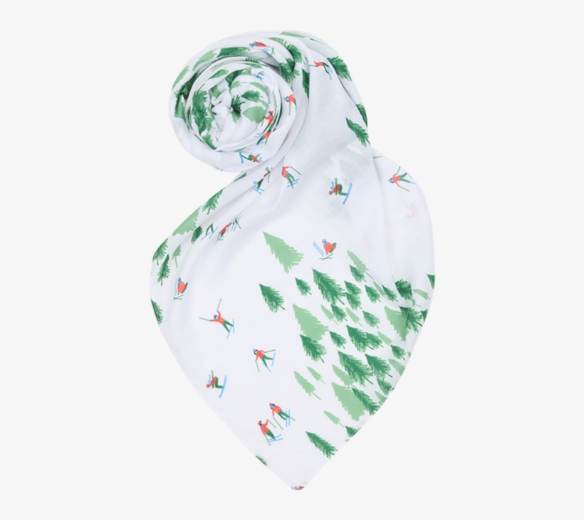 Skier Trails Scarf Scarves Lou Lou Boutiques - Scarf, transparent png