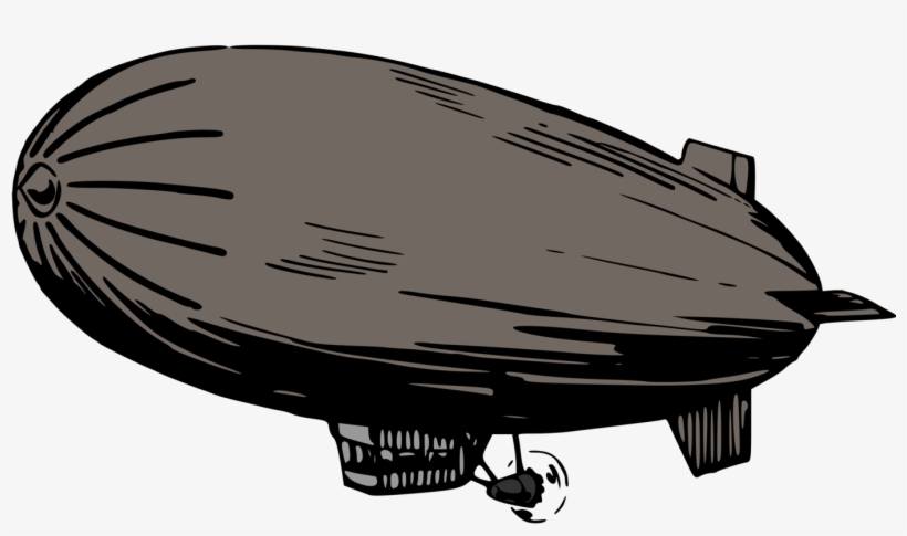 Goodyear Blimp Lz 127 Graf Zeppelin Airship - Airship Clipart, transparent png