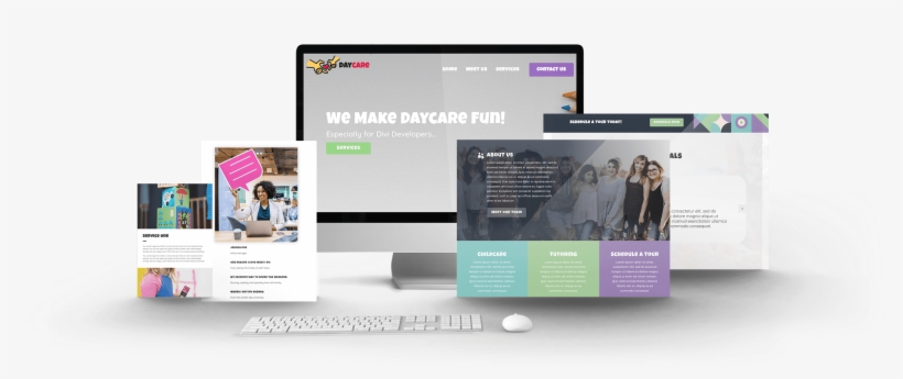 Daycare Theme - Website, transparent png