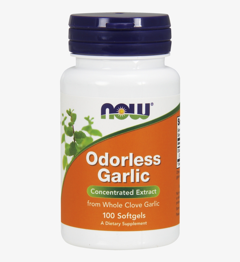 Odorless Garlic Softgels - Now Foods - Odorless Garlic 50 Mg. - 250 Softgels, transparent png