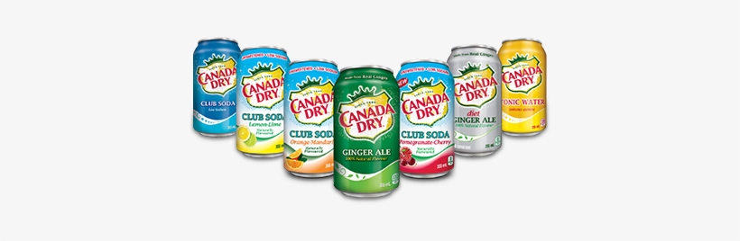 Canada Dry Group Shot - Canada Dry Brand Drinks, transparent png