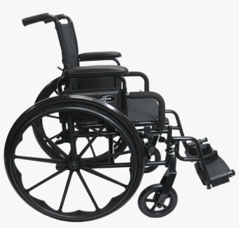 Wheelchair Side View - Karman Ultra Lightweight 18 Inch Aluminum Wheelchair,, transparent png