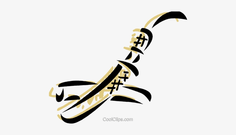 Espada Do Samurai Livre De Direitos Vetores Clip Art - Samurai, transparent png