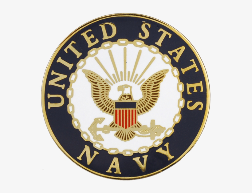 As The Largest Single Source Of Navy And Marine Corps - United States Navy Logo Pin, transparent png