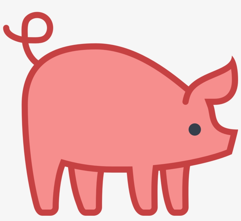 Cute Pig Png Download - Pig Icon, transparent png