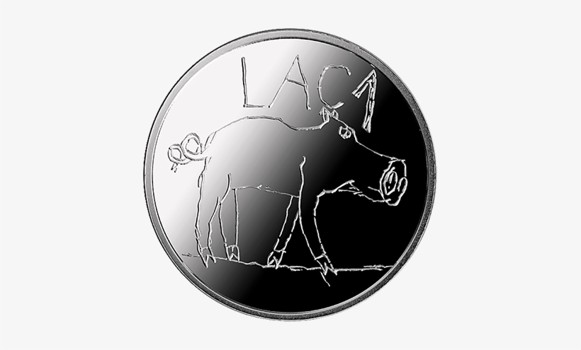 Lv 2009 1lats Piglet B - Latvijas Banka Monetas, transparent png