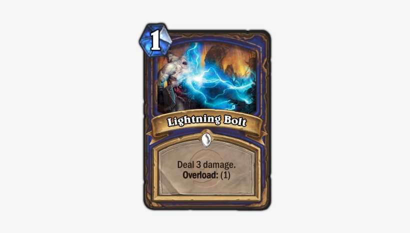 Lightningbolt - Lightning Bolt Hearthstone, transparent png
