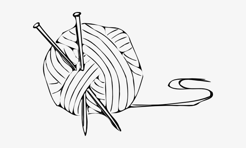 Clear Background At Clker Com Thread And - Ball Of Yarn Clipart, transparent png
