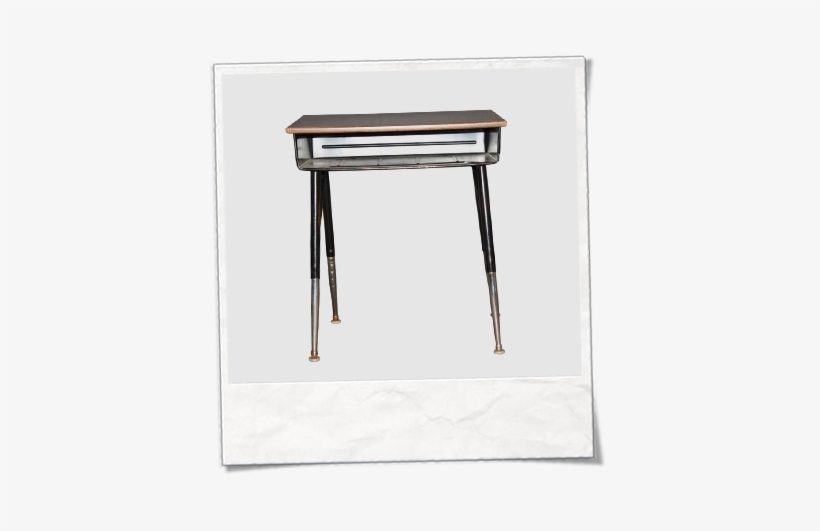 The 'old Is New Again' School Desk - Writing Desk, transparent png