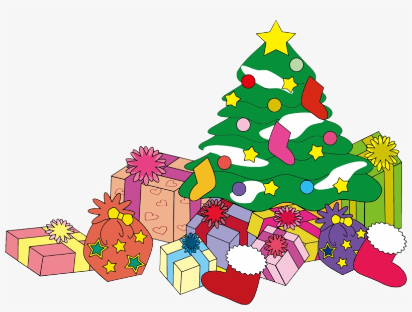 Christmas Tree Clip Art Christmas Christmas Gift Christmas - Christmas Tree Presents Clip Art, transparent png