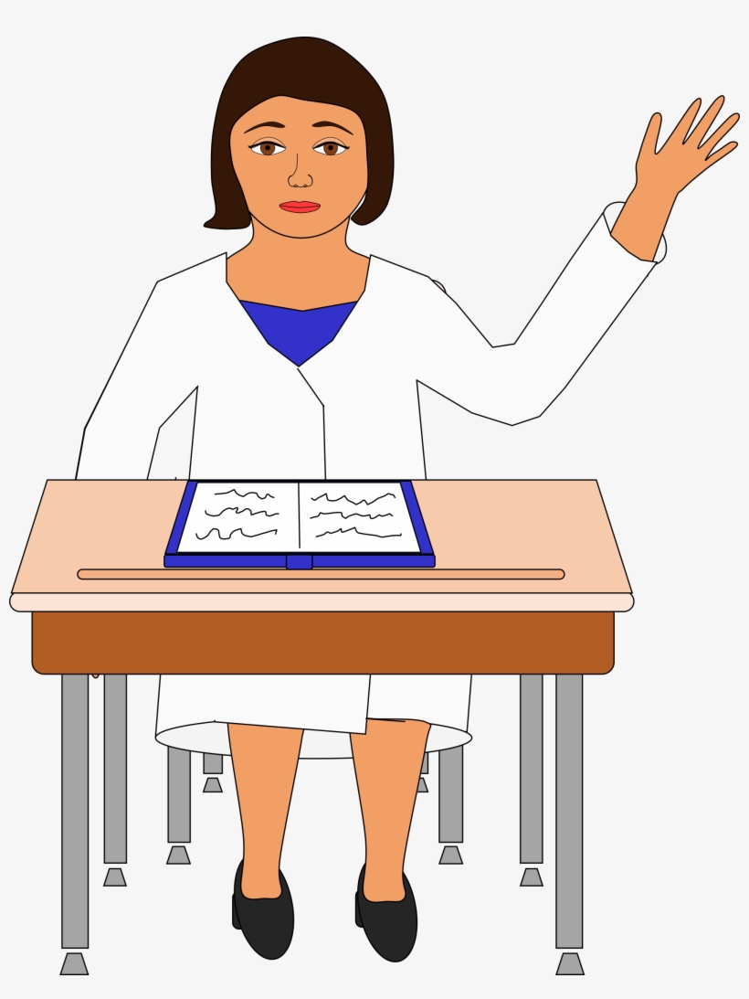 This Free Icons Png Design Of Girl Raising Her Hand, transparent png