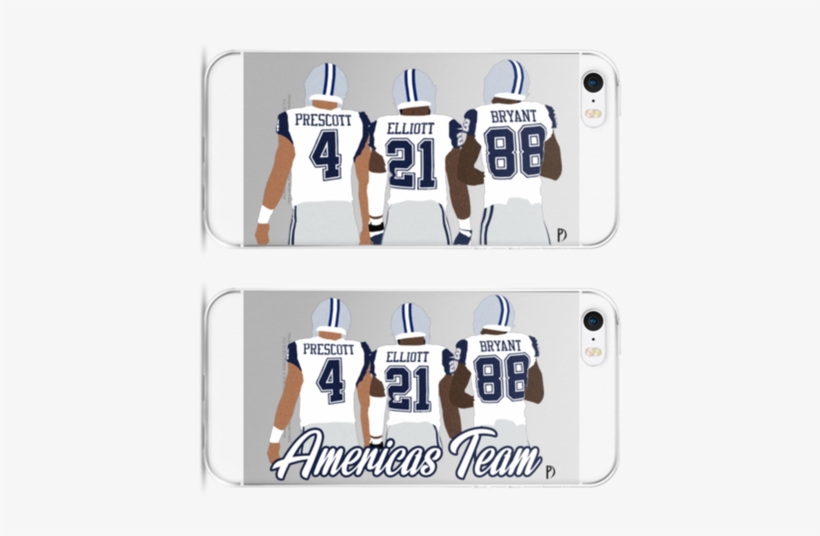 Cowboys Qb Dak Prescott, Rb Ezekiel Elliott, Wr Dez - Basketball Player, transparent png