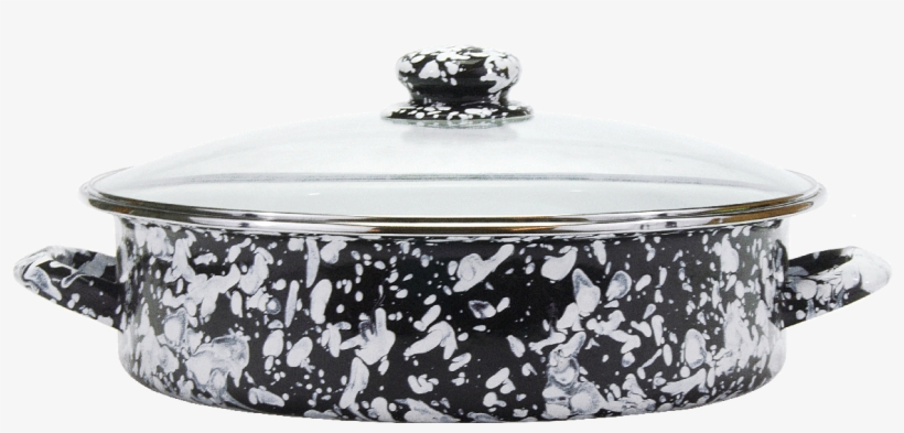Bl80 Black Swirl Large Saute Pan - Golden Rabbit Bl80 Black Swirl Large Saute Pan, transparent png
