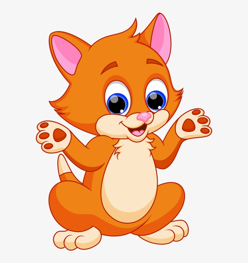 Clipart Cat Yarn - Cute Cat Cartoon Characters, transparent png