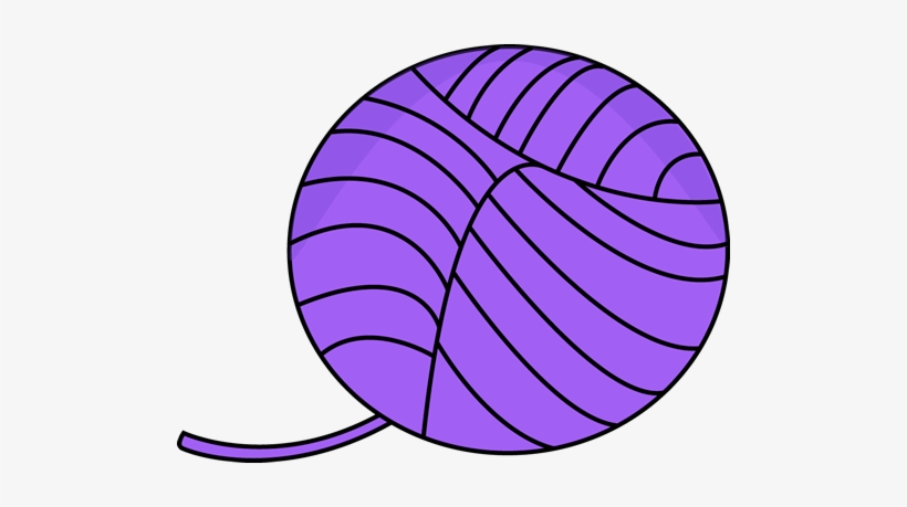 Clip Art Free Stock - Ball Of Yarn Clipart, transparent png